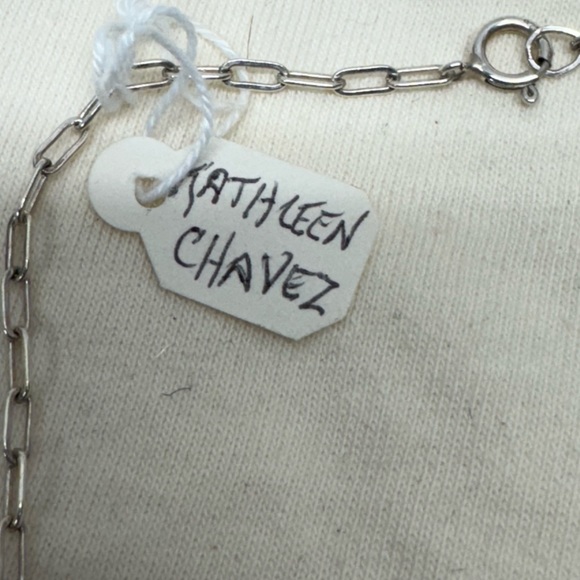 Native American Indian Navajo Kathleen Chavez Necklace Earring Set Bear Claw - Picture 7 of 15